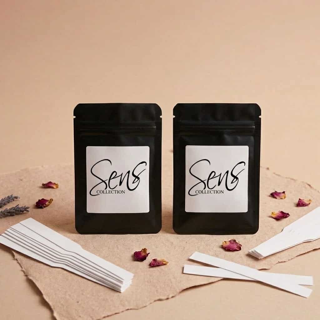 Sachets d’échantillons Sens Collection et mouillettes